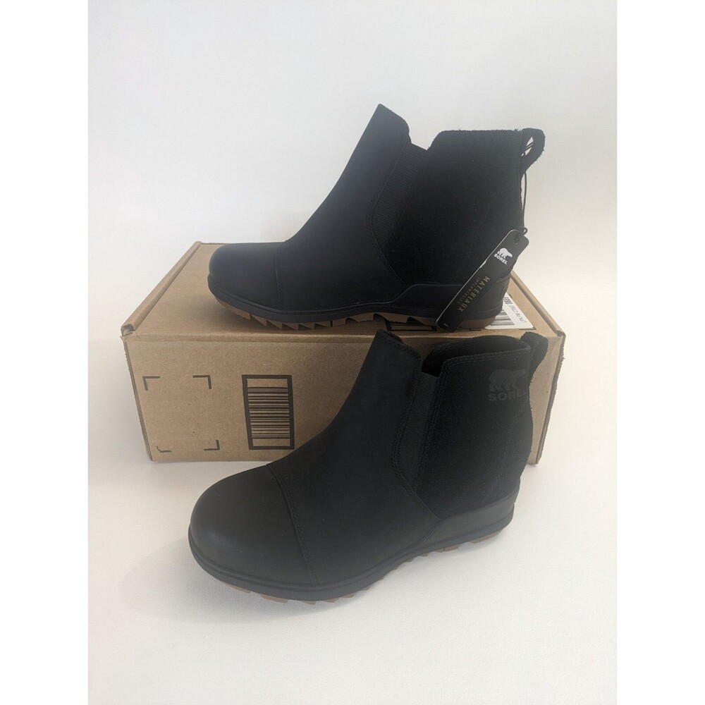 Sorel Women's Evie Pull-On Boot - Black - Size 6.5